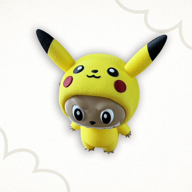 Labubu Pikachu